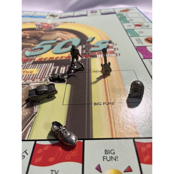 The 50's A Game For Your Generation Board Game Complete Great Condition - Picture 11 of 11
